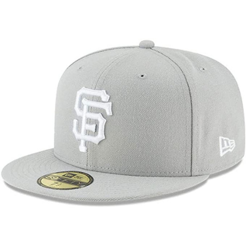 New Era San Francisco Giants Light Grey Team Basic 59FIFTY Fitted Hat