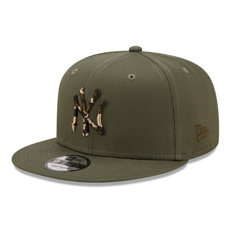 New York Yankees 9FIFTY Camo Infill Olive Cap S-M
