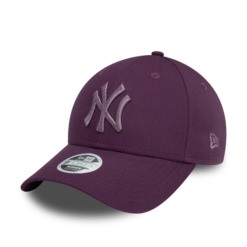 New York Yankees 9FORTY Womens Metallic Dark Purple Cap One Size