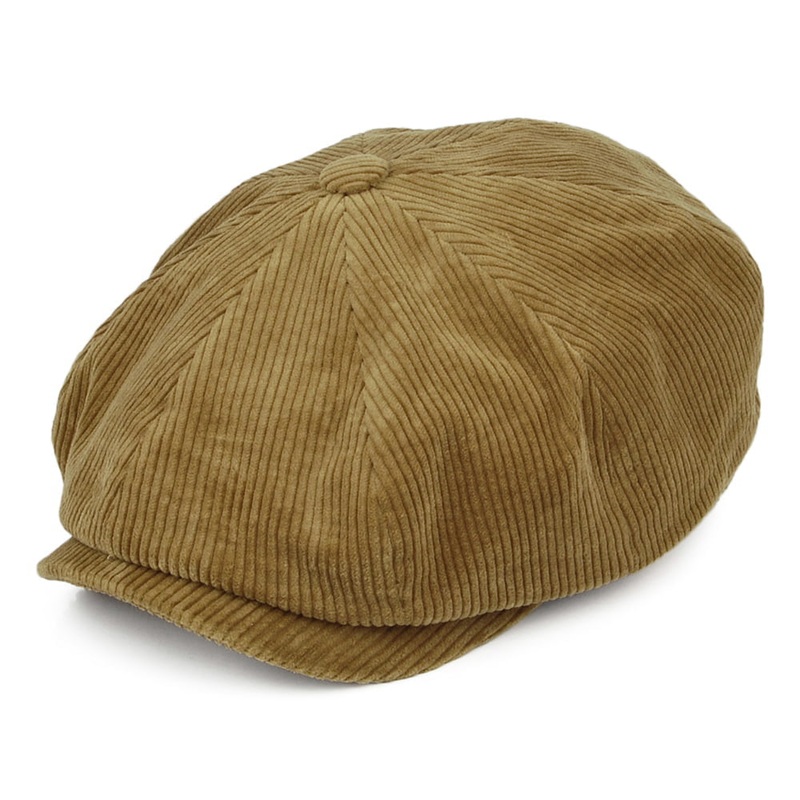 Stetson Hats Hatteras Corduroy Newsboy Cap – Fawn 55