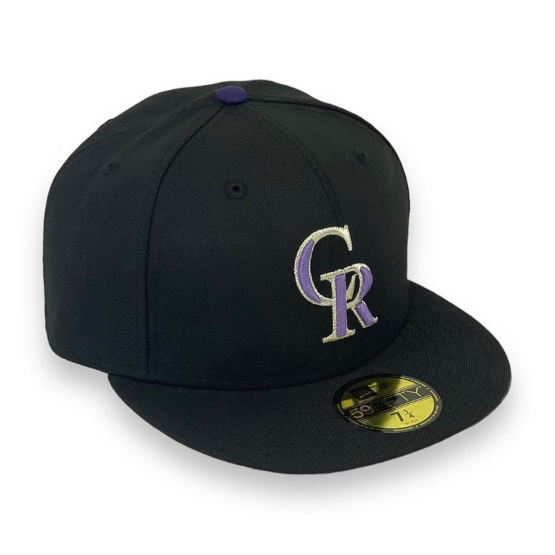 COLORADO ROCKIES (BLACK) (1999-2006 GAME) NEW ERA 59FIFTY FITTED 67/8