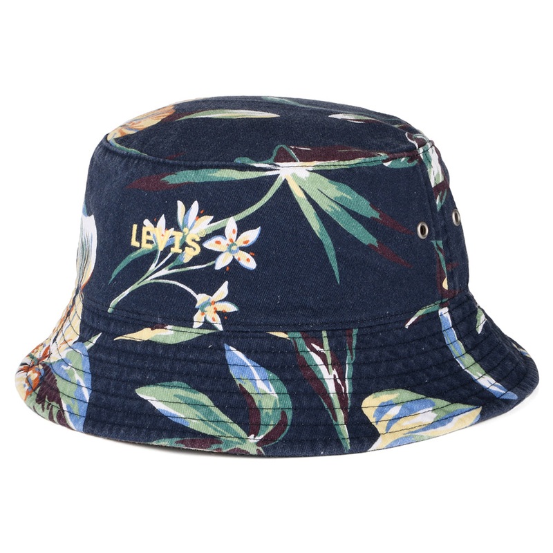 Levi’s Hats Headline Floral Bucket Hat – Navy Blue S