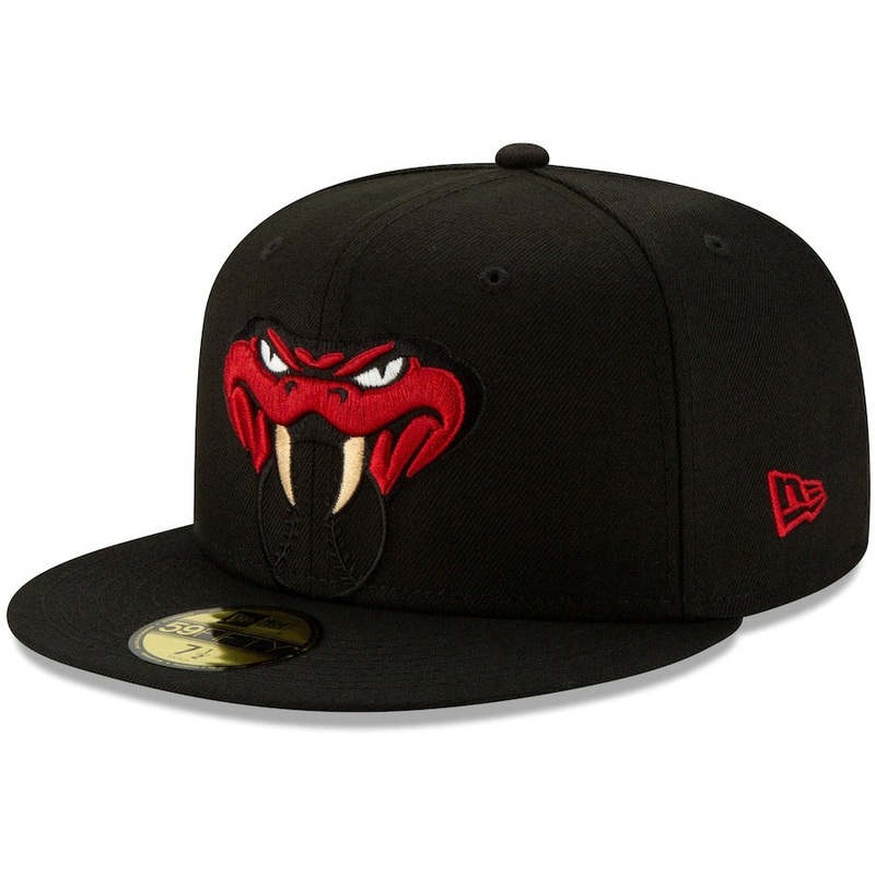 New Era Arizona Diamondbacks Black Logo Elements 59FIFTY Fitted Hat