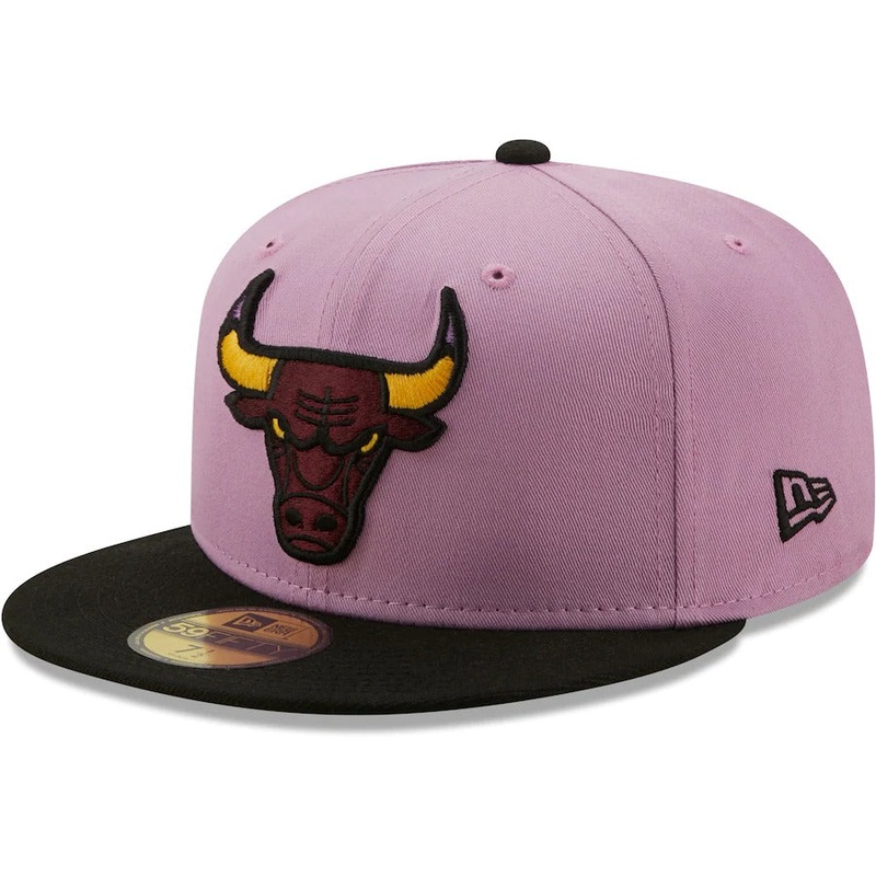 New Era Chicago Bulls Lavender/Black Color Pack 59FIFTY Fitted Hat