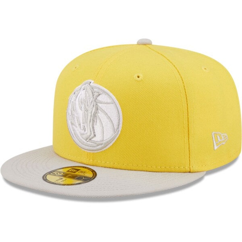 New Era Dallas Mavericks Yellow/Gray Color Pack 59FIFTY Fitted Hat