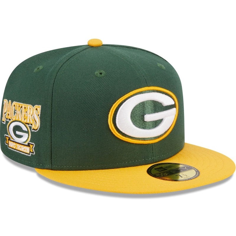 New Era Green Bay Packers Throwback Hidden 2023 59FIFTY Fitted Hat