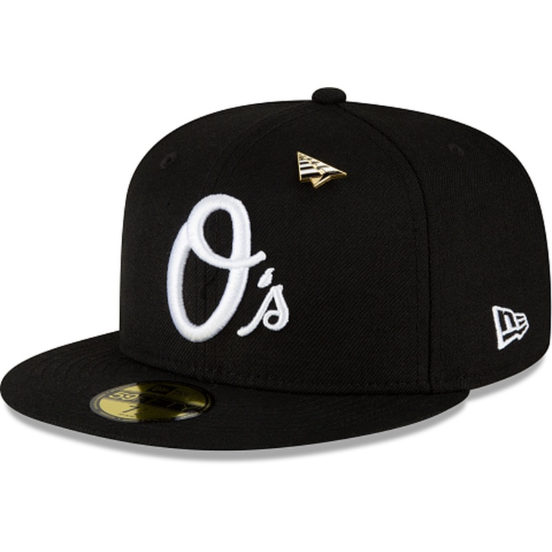 New Era Paper Planes X Baltimore Orioles Black 59FIFTY Fitted Hat