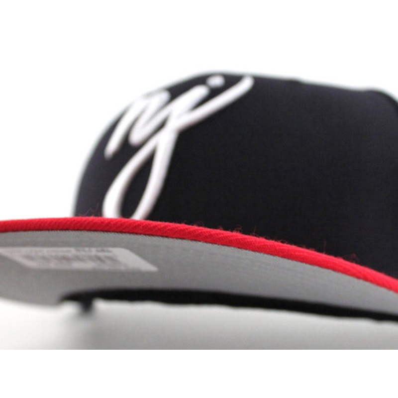 NJ Script New Era 59Fifty Fitted Hats (Navy Red Gray Under Brim) 7