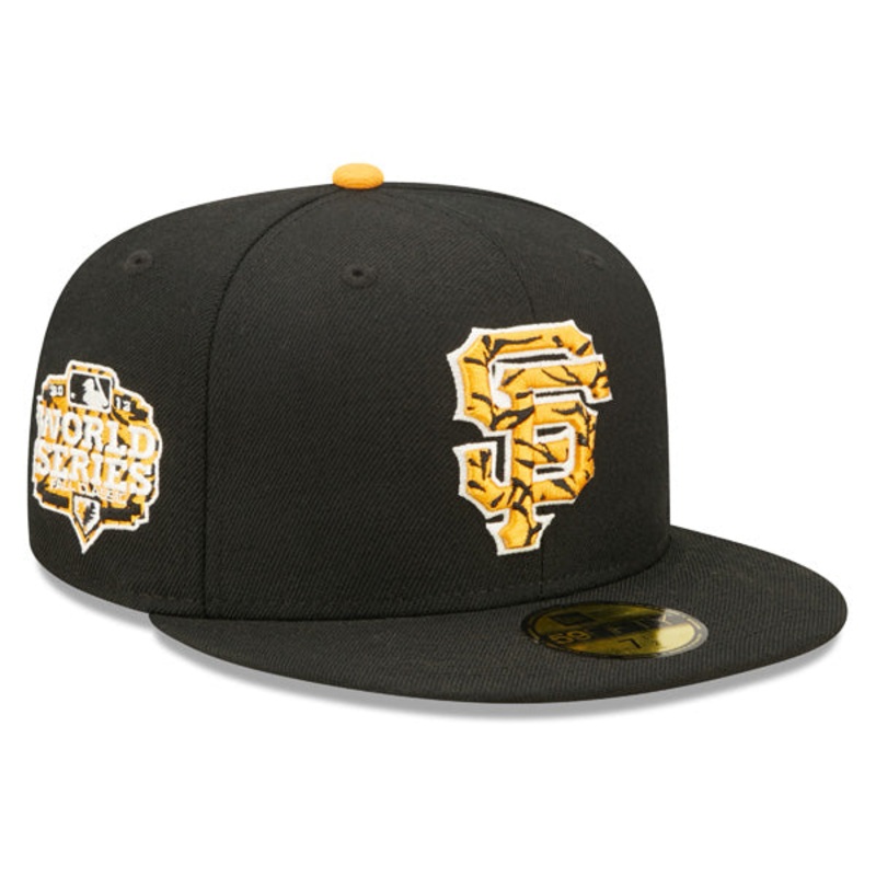 San Francisco Giants New Era 2012 World Series TIGERFILL 59Fifty FitteSerd Hat – Black/Orange 7