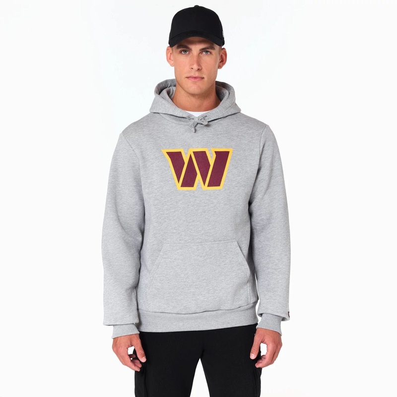 Washington Commanders NFL Grey Pullover Hoodie XS