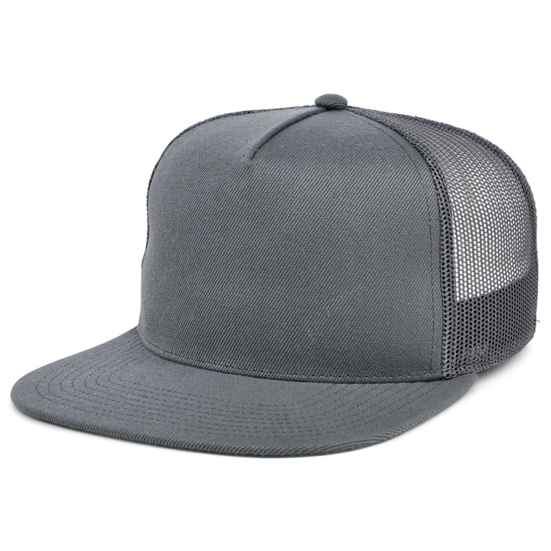 Crowns by Lids Essential 5-Panel Trucker – Charcoal Adjustable