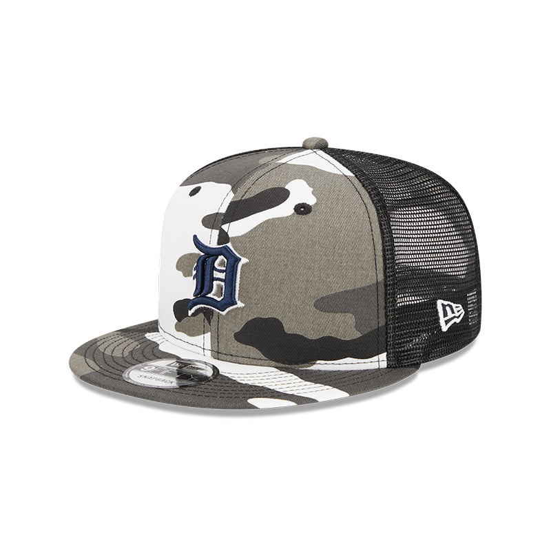 Detroit Tigers New Era URBAN CAMO Mesh Trucker 9FIFTY Snapback Hat – Camo