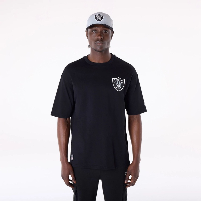 Las Vegas Raiders NFL Logo Black T-Shirt XS