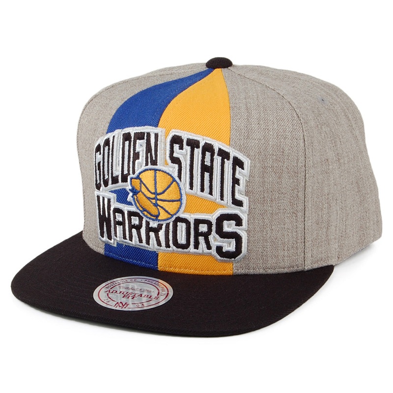 Mitchell & Ness Golden State Warriors Snapback Cap – Equip – Grey Adjustable