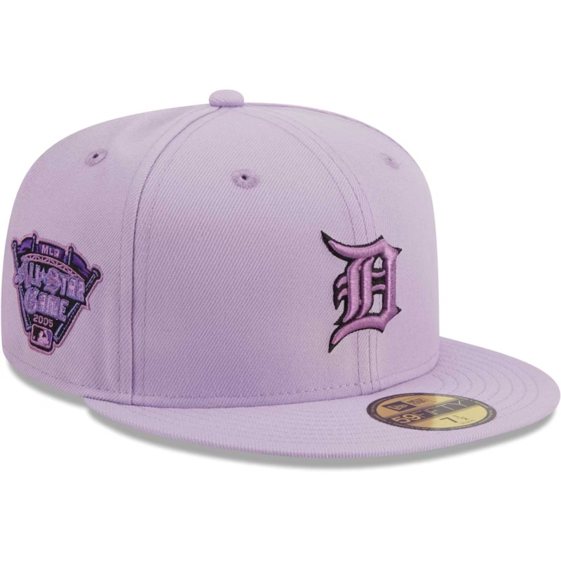 New Era Detroit Tigers Lavender 2023 59FIFTY Fitted Hat