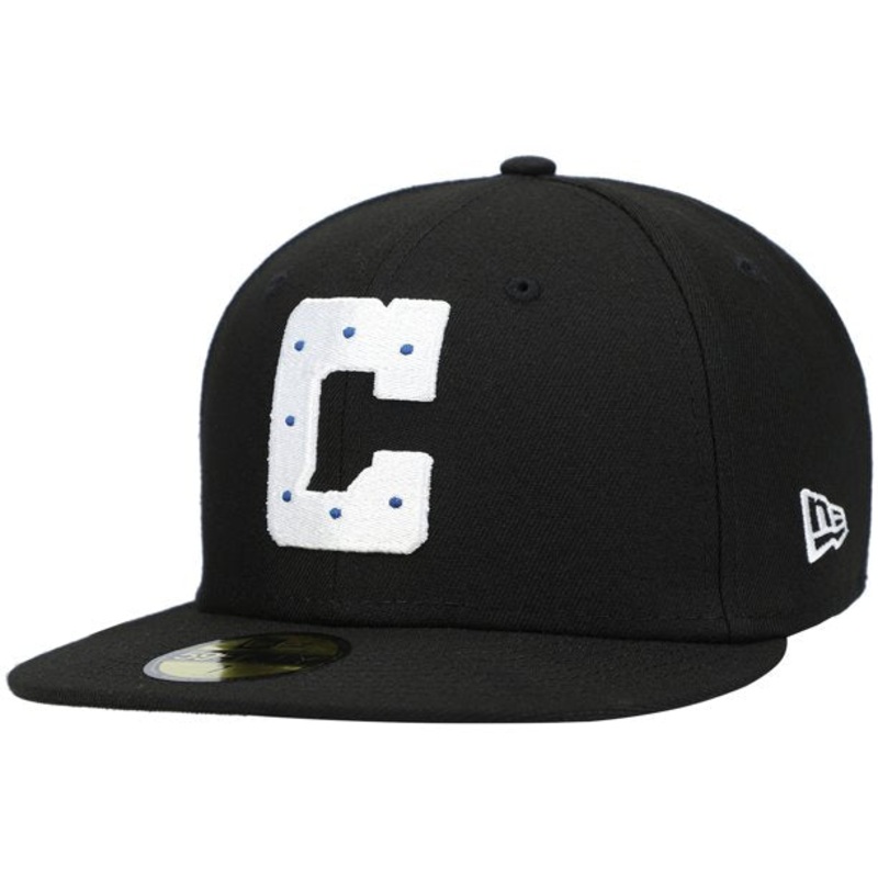 New Era Indianapolis Colts Logo Black Omaha 59FIFTY Fitted Hat