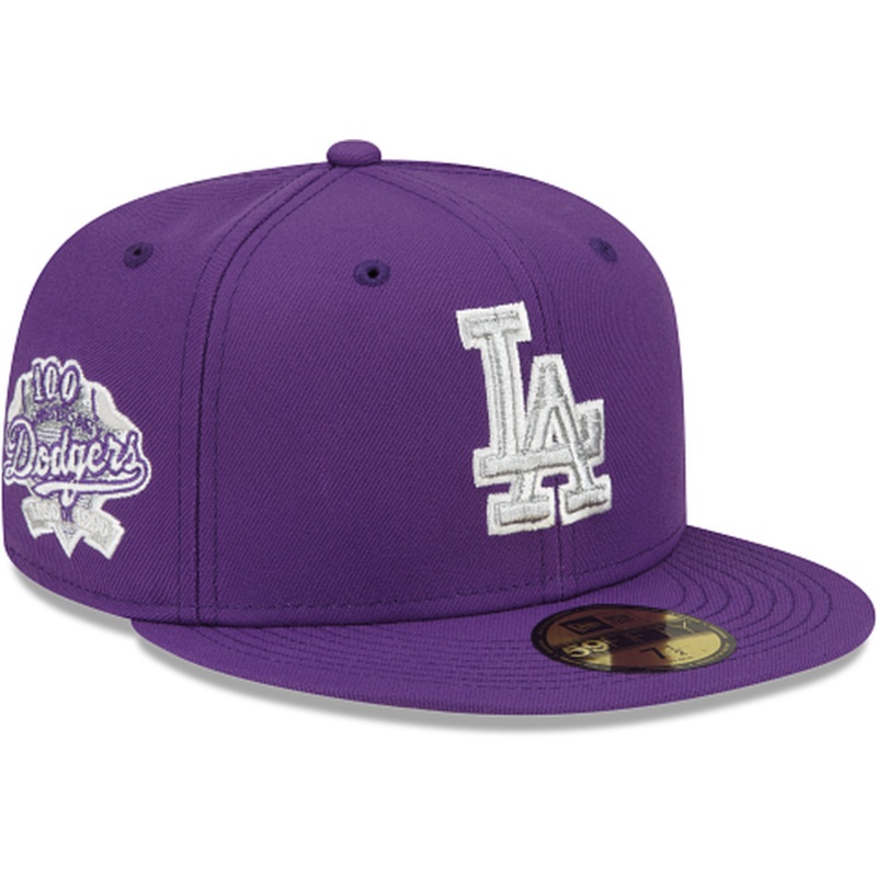 New Era  Purple Refresh Los Angeles Dodgers 2022 59FIFTY Fitted Hat
