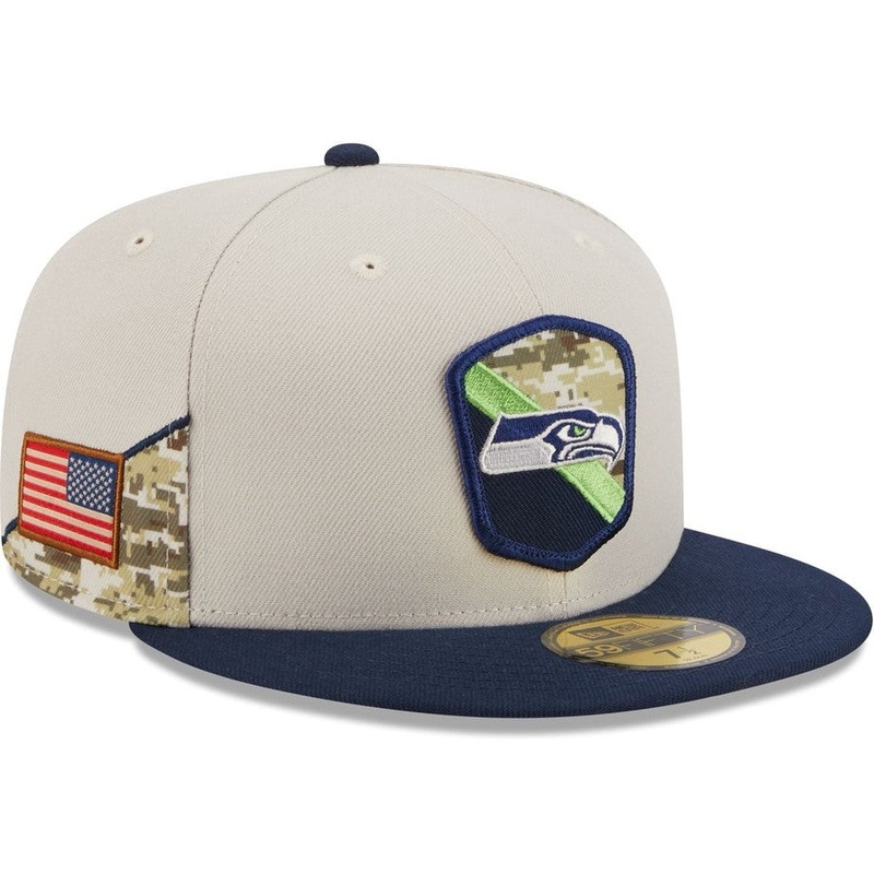 New Era Seattle Seahawks 2023 Salute to Service 59FIFTY Fitted Hat