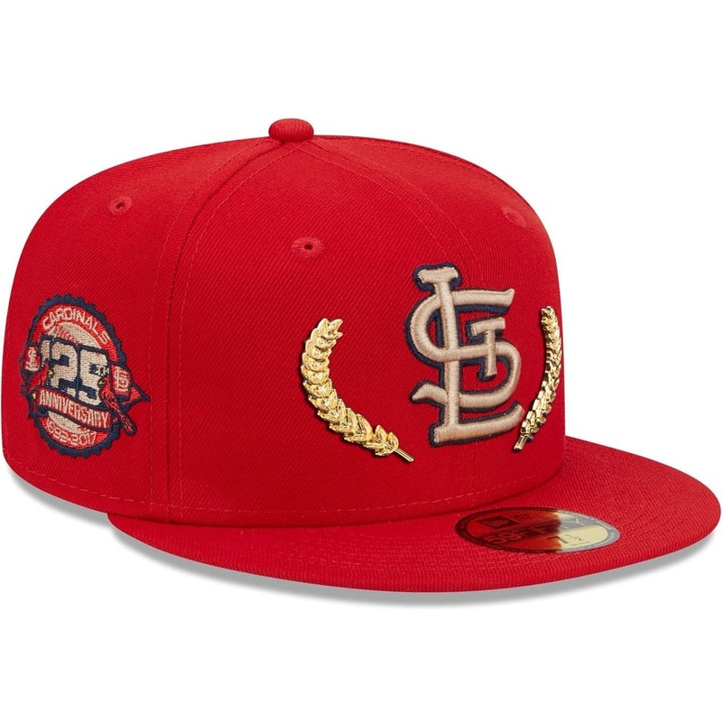 New Era St. Louis Cardinals Gold Leaf 2023 59FIFTY Fitted Hat
