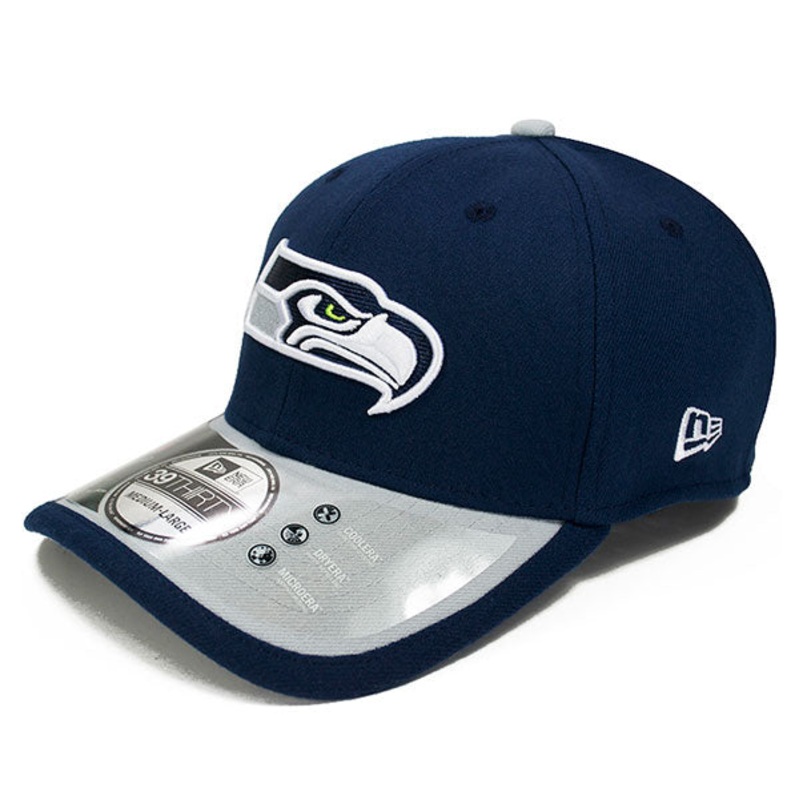 Seattle Seahawks 2015 Official SIDELINE On-Field FLEX-FIT 39Thirty New Era NFL Hat L/XL