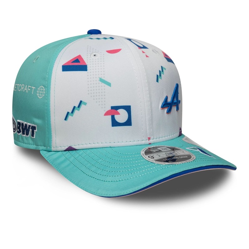Alpine Racing Jack Doohan Miami Race Special Multi 9SEVENTY Stretch Snap Adjustable Cap OSFM