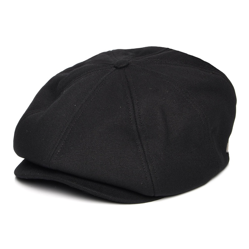 Brixton Hats Brood Sherpa Newsboy Cap – Black Small-56cm