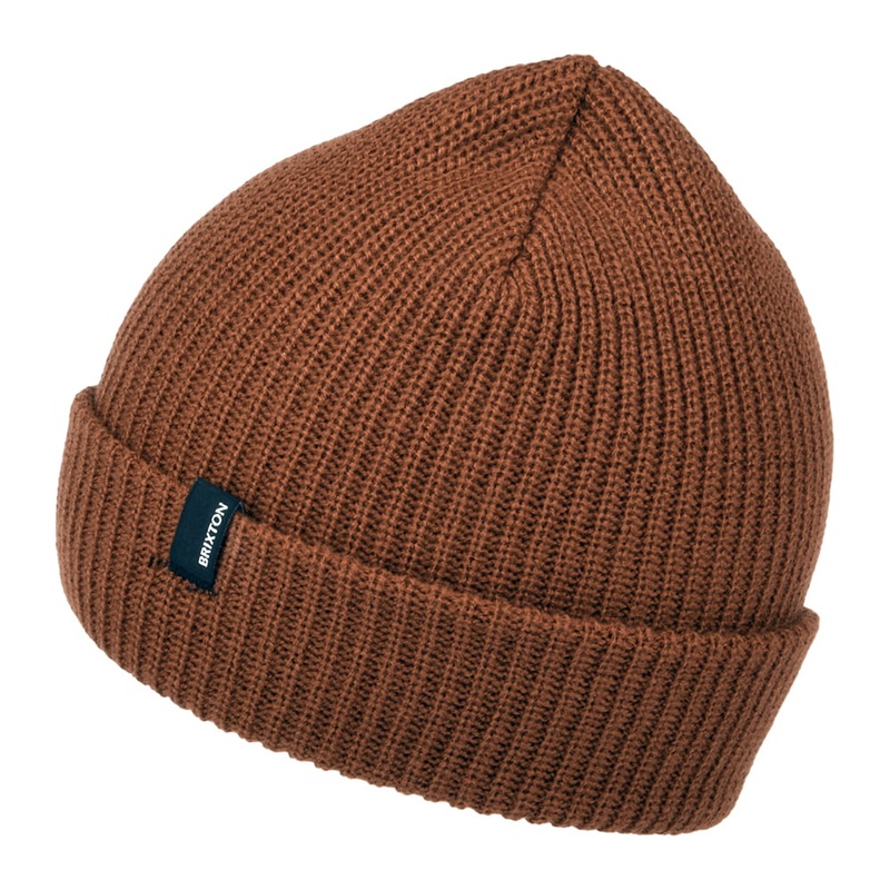 Brixton Hats Heist Cuffed Beanie Hat – Caramel 1-Size