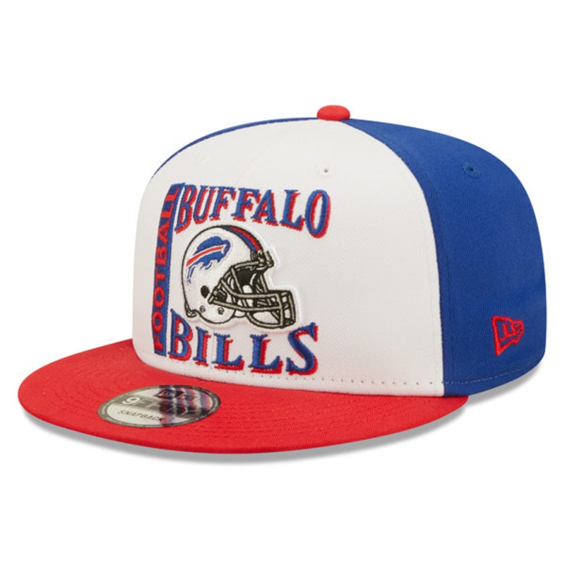 Buffalo Bills New Era HELMET HIT 9Fifty Snapback NFL Hat  White/Royal/Red