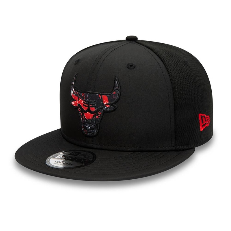 Chicago Bulls 9FIFTY Print Infill Black Cap M-L