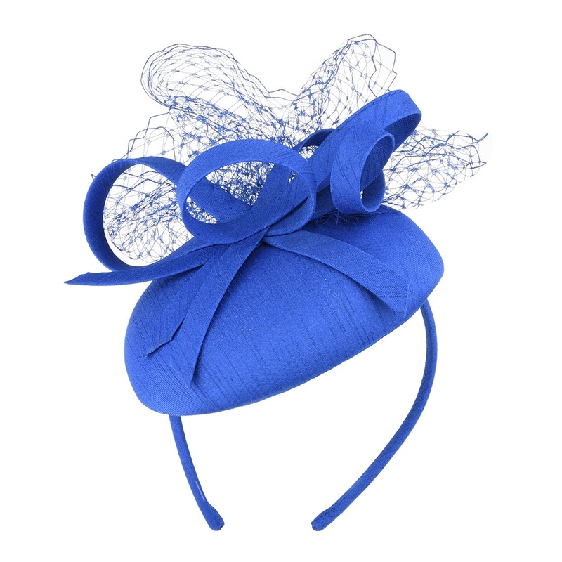 Failsworth Hats Loralei Pillbox Fascinator – Cobalt 1-Size