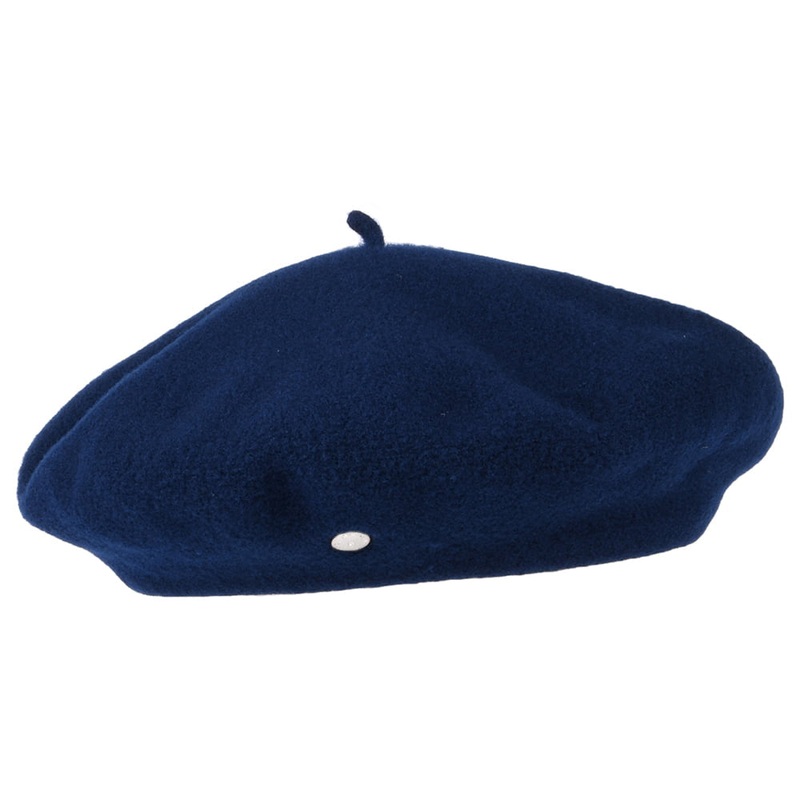 Hritage par Laulhre Hats Authentique Merino Wool Beret – Midnight 1-Size