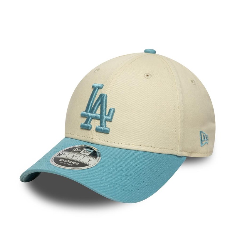 Los Angeles Dodgers 9FORTY M-Crown MLB Colour Block Stone/Blue Cap One Size