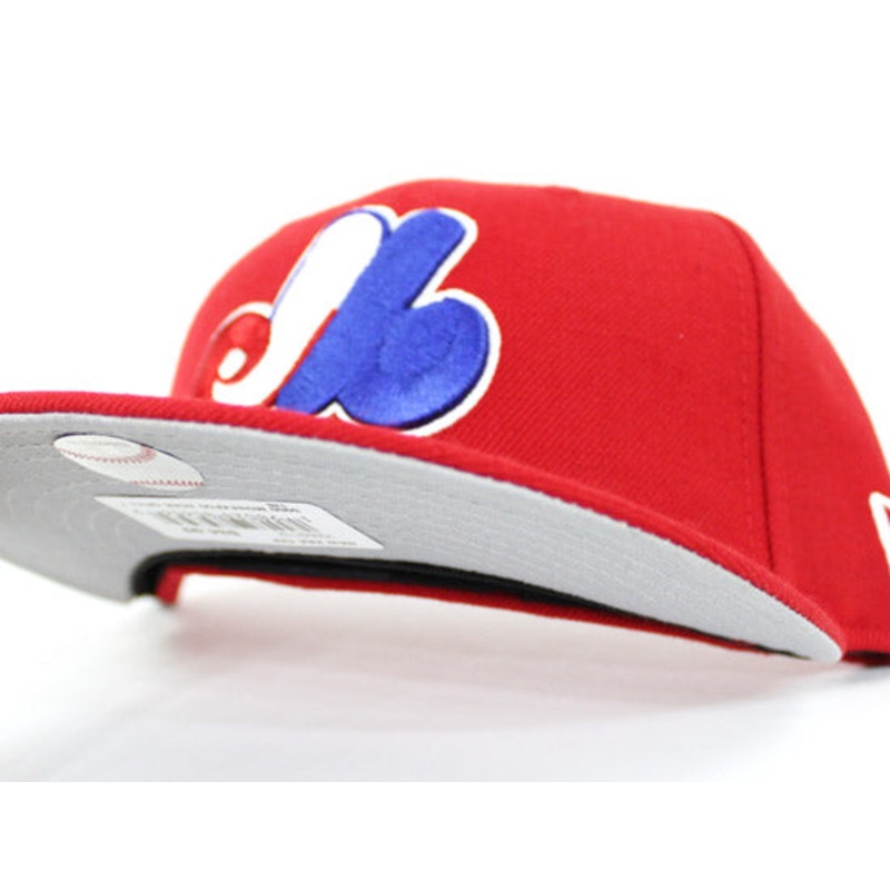 Montreal Expos New Era 59Fifty Fitted Hat (Red Gray Under Brim) 7 1/8