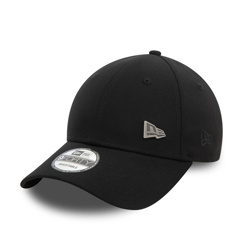 New Era 9FORTY Pin Black Cap One Size