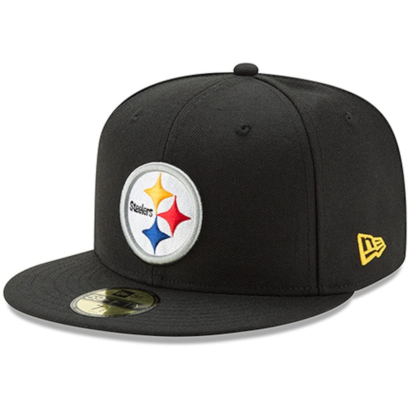 New Era Black Pittsburgh Steelers Omaha 59FIFTY Fitted Hat