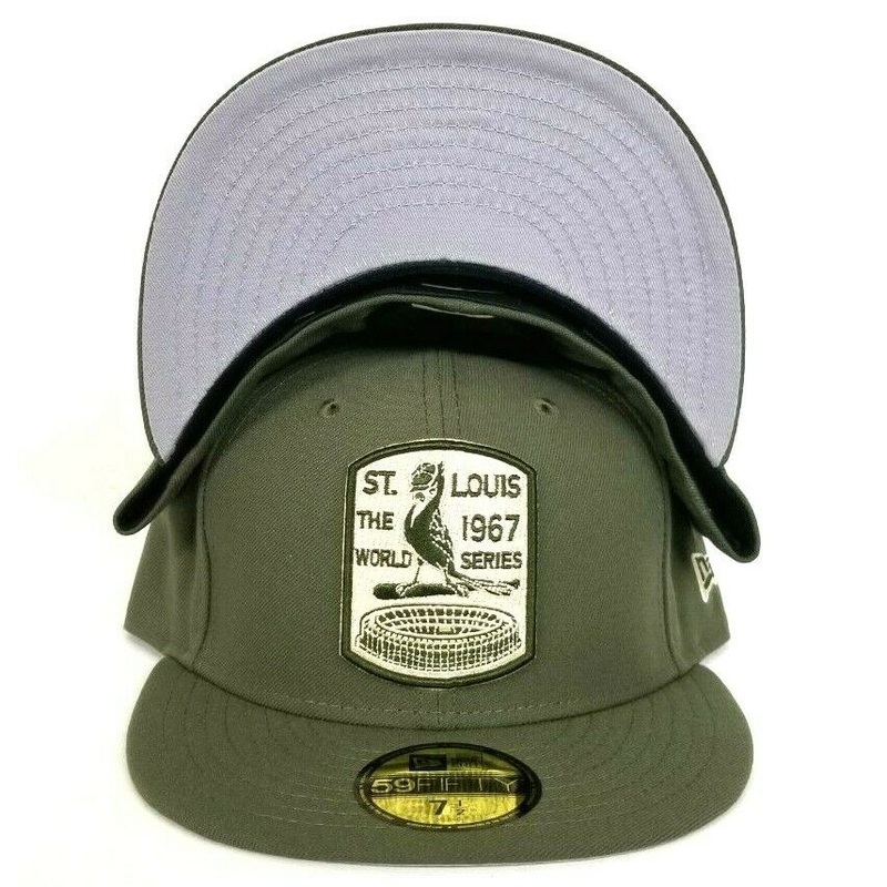 New Era St. Louis Cardinals Military Green 1967 World Series 59FIFTY Fitted Hat