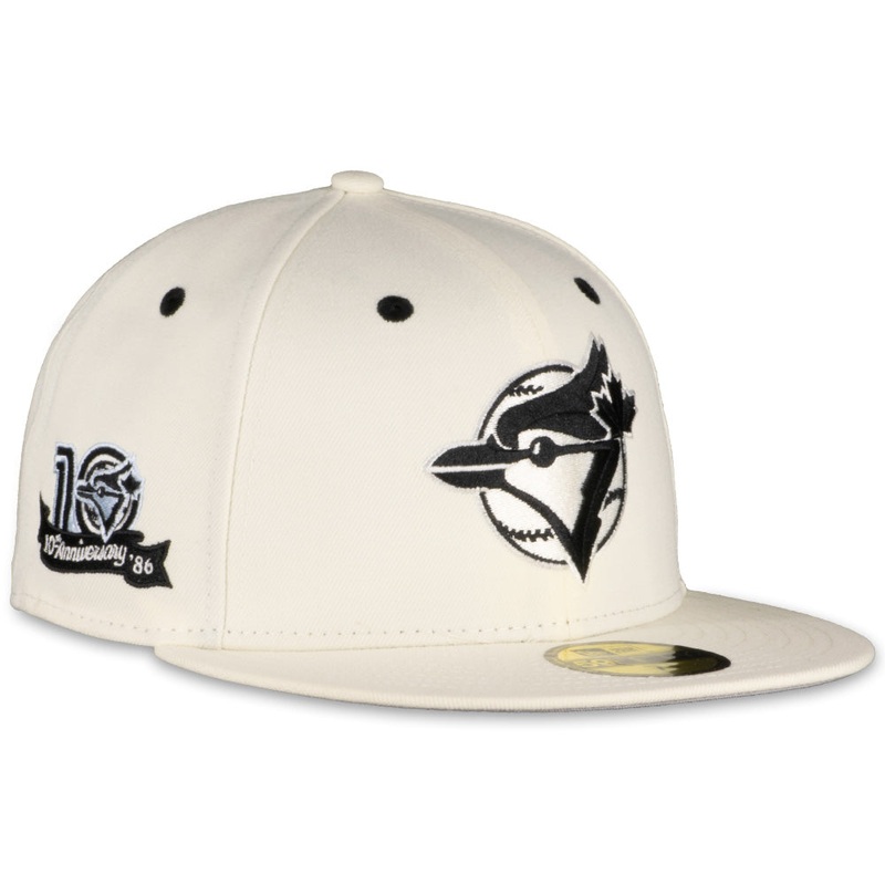 New Era Toronto Blue Jays White Ivory Box Score 2023 59FIFTY Fitted Hat
