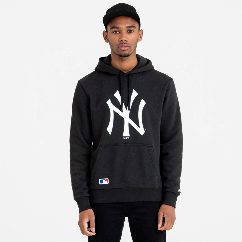 New York Yankees MLB Regular Black Pullover Hoodie XS