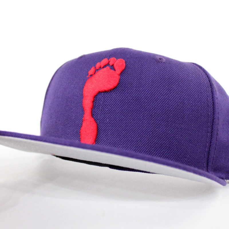 HalfTime Peddlers New Era 59Fifty Fitted Hat (Purple Red Gray Under Brim) 7