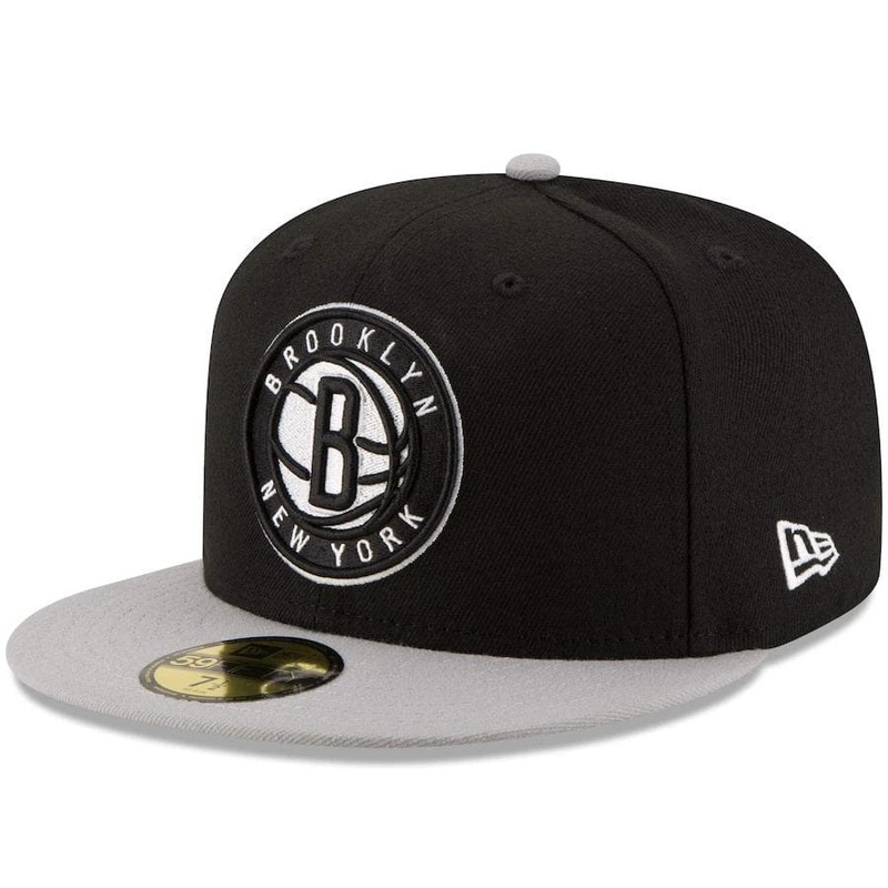 New Era Brooklyn Nets 2Tone Black/Grey 59FIFTY Fitted Hat