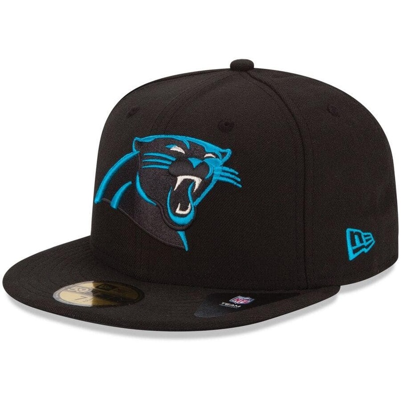 New Era Carolina Panthers Black 59FIFTY Fitted Hat