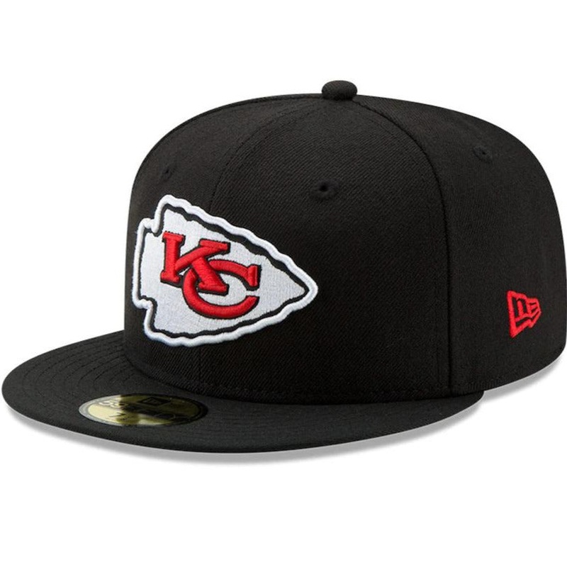 New Era Kansas City Chiefs Black Omaha 59FIFTY Fitted Hat