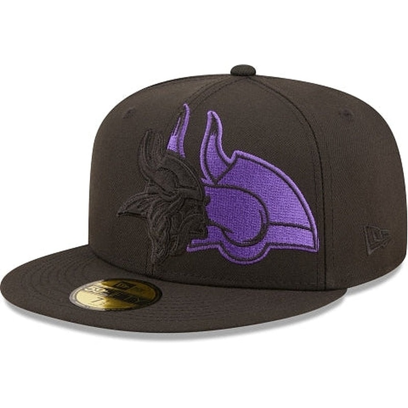 New Era Minnesota Vikings Logo Feature 2022 59FIFTY  Fitted Hat