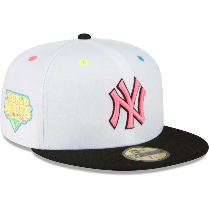 New Era New York Yankees White Neon Eye 59FIFTY Fitted Hat