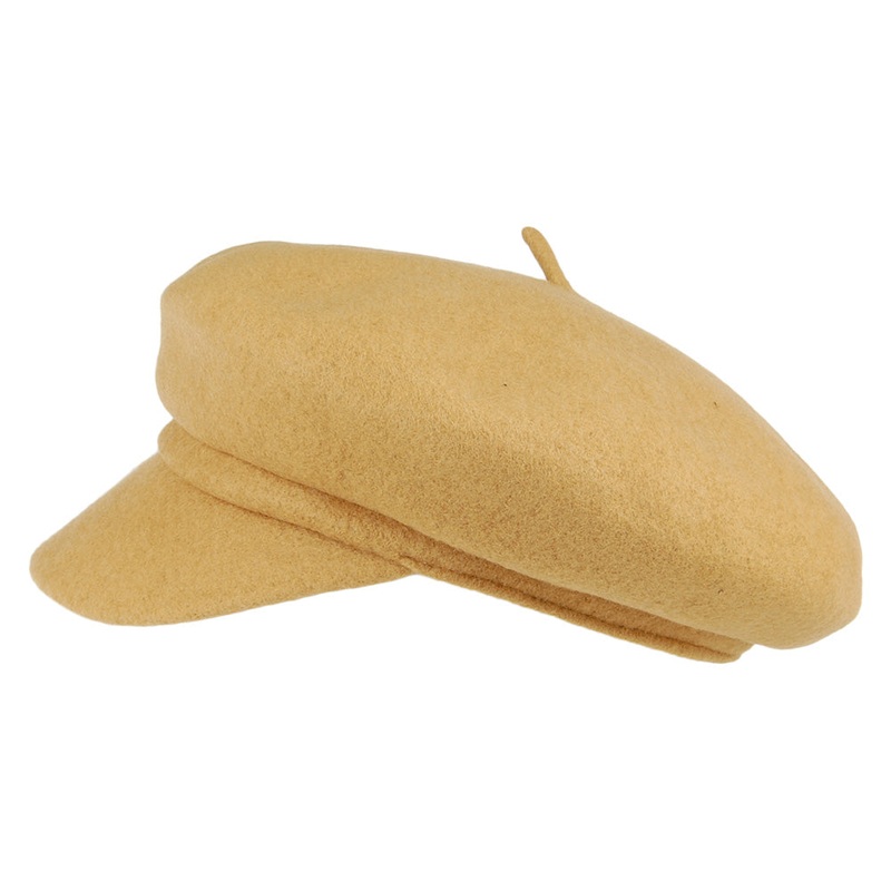 Brixton Hats Audrey Baker Boy Cap – Yellow Small-56cm
