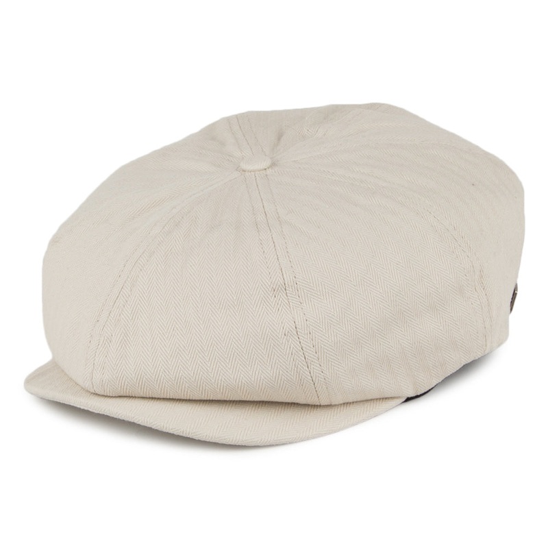Brixton Hats Brood Newsboy Cap – Bone Small-56cm