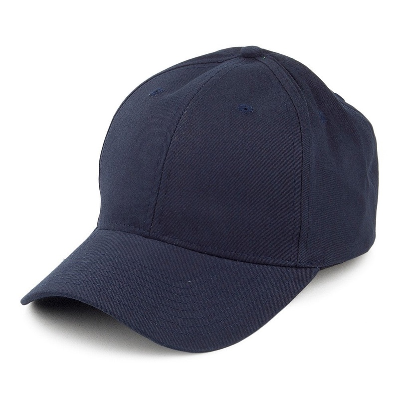 Brushed Cotton Baseball Cap – Navy Adjustable