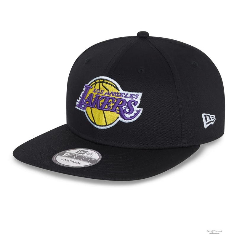 Los Angeles Lakers 9FIFTY NOS NBA Black Cap S-M