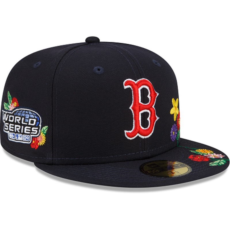 New Era  Boston Red Sox Visor Bloom 2022 59FIFTY Fitted Hat