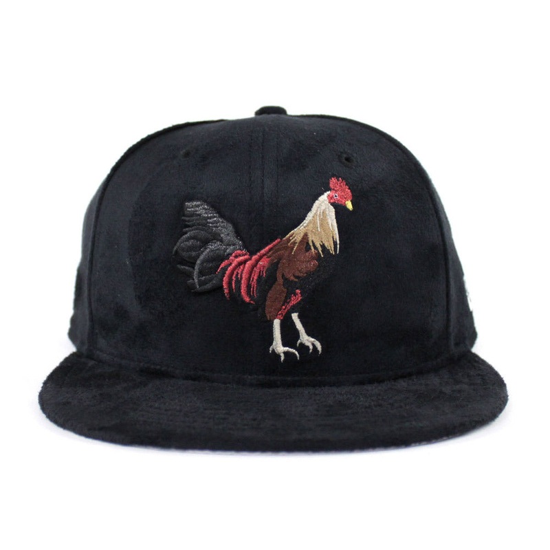 ROOSTER New Era 59Fifty Fitted Hat (Black Suede) 7